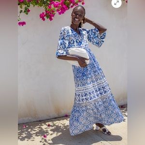 Tuckernuck Majolica Tile Ginger Dress (S)